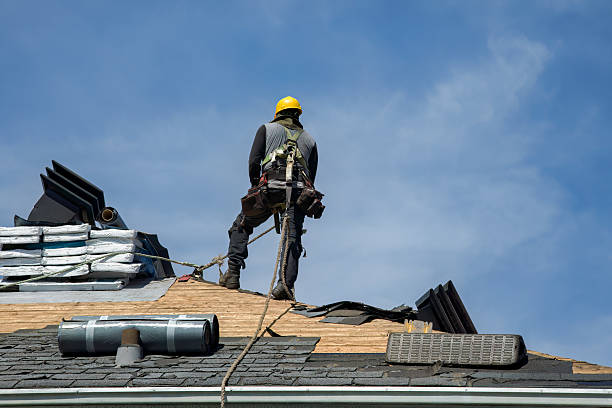 Professional Roof Replacement technician working in Bloomfield, CT